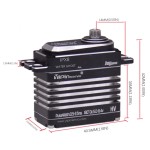NEW Yipinservo X80 Waterproof 80kgpro Torque Coreless Servo 12V High Precision Programmable Motor RC Car Crawler 1/10 Traxxas